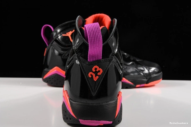 MaikeSneakers Jordan 7 Black Patent Retro Air 313358-006 0805
